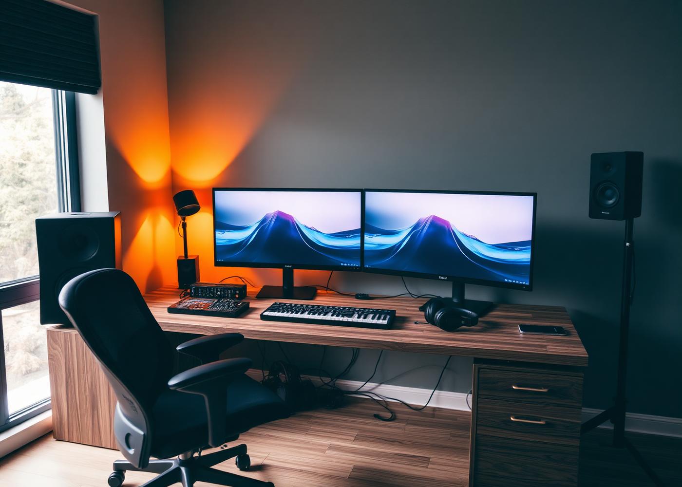 Creator Studio desk setup